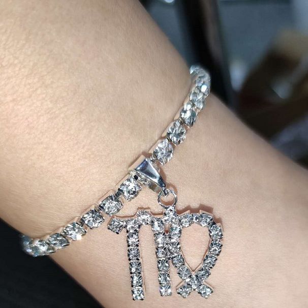 graphic rhinestone constellation Anklet personality all-match boutique diamond Anklet Anklet_ipsvogv.com