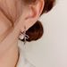 Trendy Gentle Temperament Sweet Bowknot Pearl Fashion Ins High-end Light Luxury Versatile Earrings_ipsvogv.com