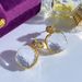 Women's Jewelry Creative Original Design Perfume Bottle Crystal Single Flower Earrings Artificial Crystal Stone Exquisite Necklace Earrings_ipsvogv.com