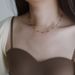 Black And White Drop Adhesive Titanium Steel Necklace For Women, Niche Fashion Design, Commuting Jewelry, Women's Thin_ipsvogv.com