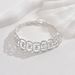 Unisex New Fashion Bridal Rhinestone Hollow Bracelet Bracelet Shiny Luxury Ladies Bracelet Accessories_ipsvogv.com