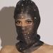 Rhinestone fishing net headscarf fashion trend holiday carnival diamond head cover facekini_ipsvogv.com