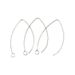 Stainless Titanium Steel Anti Allergic V-shaped Earrings, Large U-shaped Hook, DIY Ear Hook Accessories_ipsvogv.com