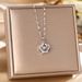 Titanium Steel Necklace, Female Dynamic Crown, Micro Inlaid Pendant, Versatile, Light Luxury, Niche Design, Collarbone_ipsvogv.com