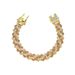 Hip hop style men and women Cuban chain bracelet Bracelet full double row diamond trendy accessory_ipsvogv.com