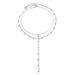 Temperament Pearl Chain Long Tassel Simple Ins Cross Pendant Collarbone Necklace_ipsvogv.com
