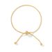 Simple And Adjustable Gold Snake Bone Chain, Round Bead Pull-out Titanium Steel Bracelet, Female Bracelet_ipsvogv.com