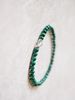 Natural Brazilian Malachite Bracelet For Men And Women, Thin Single Circle Crystal Bead Bracelet, Jewelry Gift, High-Quality Raw S_ipsvogv.com