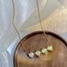 Netizen Love White Shell Four Leaf Grass Necklace for Women's Two Wear Creative Peach Blossom Titanium Steel Lock Bone_ipsvogv.com