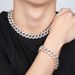New 20mm Box Buckle Miami Cuban Chain Full Of Zircon Hip Hop Men's Necklace Gold Jewelry_ipsvogv.com