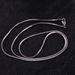 Cold Style Simple Temperament Titanium Steel Trend Hip Hop Personality Necklace Short Thin Chain Men And Women Square Snake Chain Clavicle Necklace_ipsvogv.com