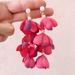 Women’s Jewelry Set Fashion Super Beautiful Niche Style High End White Pearl Petals Simulated Flowers Long Tassel Earrings_ipsvogv.com