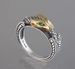 New Punk Style Hand Copper Plated Silver Two Tone Snake Fashion Men's And Women's Ring Jewelry_ipsvogv.com