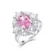 Willson Jewelry New Personalized Silver S925 Pink Ring Fashion Light Luxury Ice Flower Cut High Carbon Diamond Ring_ipsvogv.com
