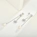 silver six pointed star zircon earrings jewelry_ipsvogv.com
