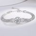 Silver Moissanite Bracelet For Women Personality All Match Cake Bracelet Fashionable Bracelet_ipsvogv.com