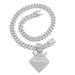 Full Diamond Triangle Hip Hop Pendant Light Luxury Exaggerate Crown Alloy Water Diamond Cuban Chain_ipsvogv.com