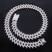 Men’s Jewelry Set Fashion- HIPHOP Jewelry New Full Diamond Pepper Chain Rap Men's Trendy Cool Hip Hop Style Cuban Necklace_ipsvogv.com