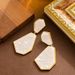 Live Streaming Fashion Irregular Geometric Acrylic For Women With A Sense Of Light Luxury, Fashionable Silver Needle_ipsvogv.com