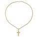 Hip hop cross niche design for men's with versatile inlaid pendants, Cuban chains, minimalist necklaces_ipsvogv.com