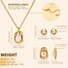 Simple Design Geometric Brass Real Gold Electroplated Earrings Light Luxury Style Trendy Versatile Necklace Jewelry Set_ipsvogv.com