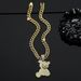 Men's Hip Hop Jewelry Set Fashion Full Diamond Bear Pendant Necklace Cuban Chain Bracelet Three Piece Set_ipsvogv.com