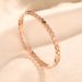 Korean Version Simple Titanium Steel Bracelet, Women's Honeycomb Geometric Versatile Personality, Light Luxury, Internet_ipsvogv.com