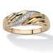 Creative's New Twisted Pattern Diamond Inlaid Men's And Women's Rings For Couples_ipsvogv.com