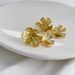 Gold-Plated Copper High-End French Style Two-Way Vintage Three-Dimensional Texture Gentle Flower Earrings_ipsvogv.com