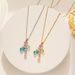 Colorful Butterfly~Light Luxury Crystal Transparent Colored Zircon Butterfly Titanium Steel Necklace Pendant_ipsvogv.com