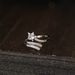 pure Zircon Meteor Star Silver S Niche Design, Fashionable And High-end Live Food Ring, Adjustable For Women Design, Ring,_ipsvogv.com