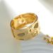 Trendy Minimalist Cold Style INS Wind Spliced Open Alloy Spring Wide Bracelet For Women Accessories_ipsvogv.com