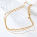 New snake bone chain cross chain multi-layer alloy necklace two-piece women's European and American choker accessories_ipsvogv.com