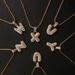 Hot Selling Men's Jewelry Fashion 26 Letters Pendant Necklace Diamond Clavicle Necklace_ipsvogv.com