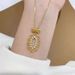 S Sterling Silver Bowknot Pearl Lace Pattern Necklace For Women Light Luxury High-end Sense Personality Design Fashion_ipsvogv.com