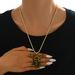 Hip hop style unisex long necklace, personalized pirate skull pendant design, collarbone chain_ipsvogv.com