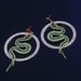 Diamond Circle Earrings Europe and the United States Exaggerated Distinctive Diamond Earrings Super Flash Zircon Luxury INS Internet Cele_ipsvogv.com