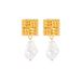 Women’s Jewelry Set Fashion INS Niche Design Style Titanium Steel Earrings Stainless Steel Plated Gold Pearl Pendant Irregular Earrings For Women_ipsvogv.com