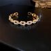 New Hollow Geometric Personality Fashion Net Red Light Luxury Bracelet Niche Design Exquisite Temperament Simple Bracelet Female_ipsvogv.com