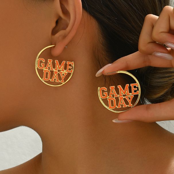 Minimalist fashionable OL women's English letter niche high-end, drip oil design ea, personalized and versatile_ipsvogv.com