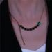 people 3088 Praised ! Design Sense, Green Zircon, Adjustable Temperament, Collarbone Chain, Fashionable And High-end,_ipsvogv.com