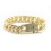 Jewelry Full Rhinestone Cuban Hip Hop Men's Fashion Inlaid Bracelet Width 12mm_ipsvogv.com