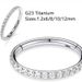Men And Women's Jewelry Micro Inlaid 316L Nose Ring Ear Bone Stud Multifunctional Earring Hinge_ipsvogv.com