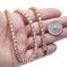 Zircon Tennis Jewelry Hip-Hop Men's Accessories Trendy Single Row Necklace_ipsvogv.com