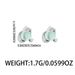 Medusa Ice Blue Eye Earrings M With Personalized Design, Exquisite Temperamt, Fashion And Simple Accessories For_ipsvogv.com