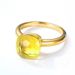 Simple Colored Gemstone Ring Female S925 Silver Inlaid Amethyst Finger Ring Fashion All Match High End Feeling_ipsvogv.com