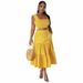 Women's Clothing fungus-shaped navel-baring sexy half-length skirt fashion suit vacation style two-piece set_ipsvogv.com