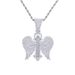 Men's Hip Hop Cross Pendant Necklace Set - Cuban Chain Stainless Steel Jewelry For Men - Trendy Rap Style Unisex Gift (Silver/Rose Gold)_ipsvogv.com