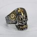 Men's Jewelry Fashion Personality Punk Style Skull Ring Personality Stainless Steel Jewelry Cross Ring_ipsvogv.com