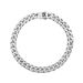 New Encrypted Four-Sided Cuban Men Hip-Hop Letter Personality Titanium Steel Bracelet Couple Gift For Boyfriend_ipsvogv.com